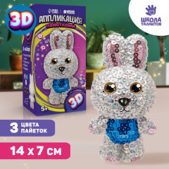 Игрушка пайетками «Зайка» - Фото 1