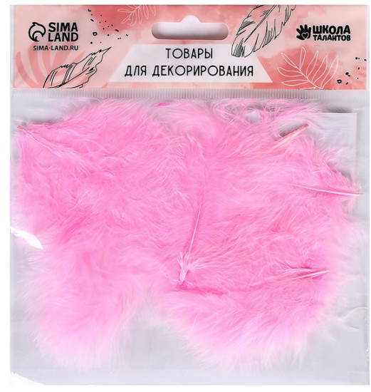 Набор перьев для декора