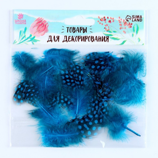 Набор перьев для декора