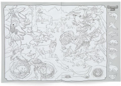 Раскраска-виммельбух «Животные» - Фото 1