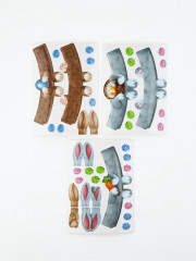 Набор для украшения кулича на Пасху «Зайки» - Фото 3