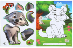 Активити с аппликациями «Лесные животные» - Фото 2