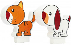 Конструктор «Синий Трактор и тележки с животными» - Фото 7