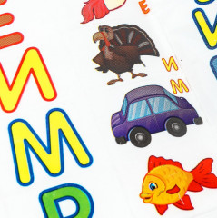 Конструктор «Синий Трактор и тележка с буквами» - Фото 3