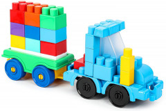 Конструктор «Синий Трактор и тележка с буквами» - Фото 4
