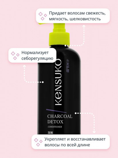 Кондиционер для волос «Charcoal detox»
