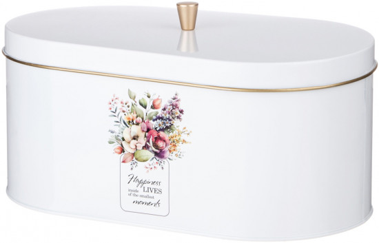 Хлебница с набором банок для сыпучих продуктов «Floral mood»