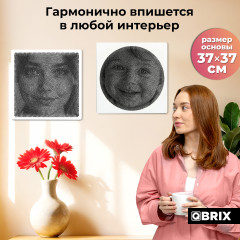 Картина нитями по своей фотографии - Фото 8