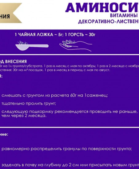 Витамины для декоративно-лиственных растений