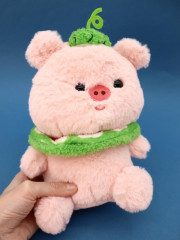 Игрушка мягкая «Watermelon pig» - Фото 4
