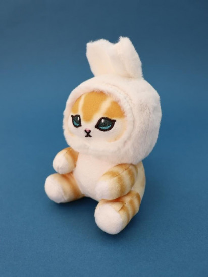 Игрушка-брелок «Orange cat hare hat»