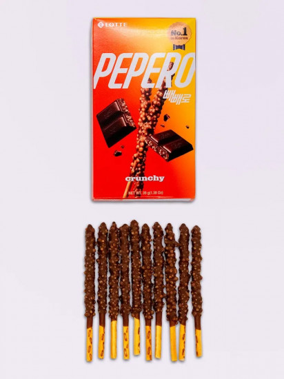 Соломка в шоколадной глазури «Pepero Crunky»