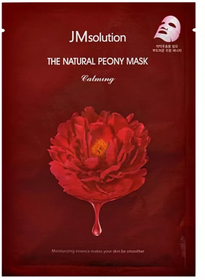Маска тканевая для лица с экстрактом цветов пиона «The Natural Peony Mask Calming»