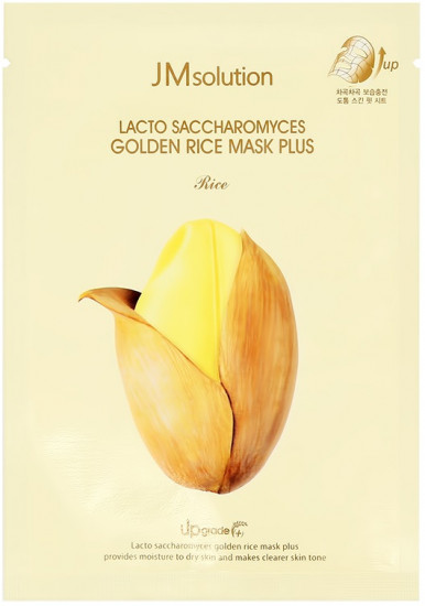Маска тканевая для лица с лактобактериями «Lacto Saccharomyces Golden Rice Mask Plus»