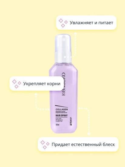 Спрей для лишенных объема и тонких волос «Collagen»
