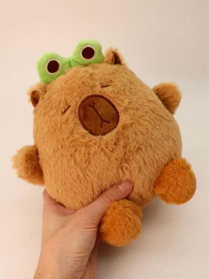 Игрушка мягкая «Capy frog hair band»