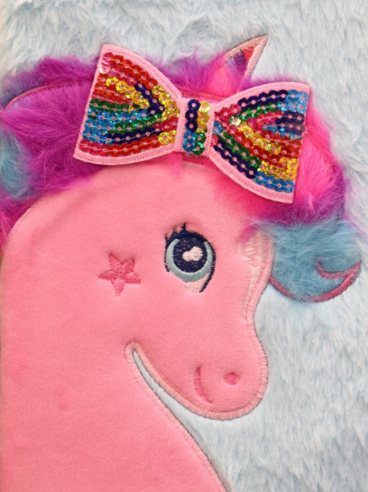 Блокнот плюшевый «Unicorn bow»