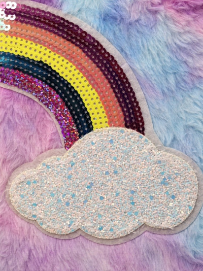 Блокнот плюшевый «Rainbow cloud»