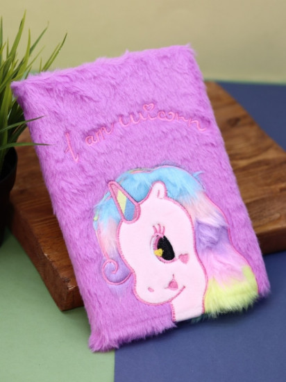 Блокнот плюшевый «Unicorn heart