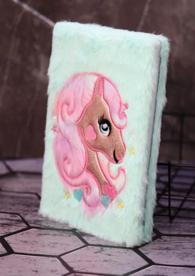 Блокнот плюшевый «Beautiful unicorn»