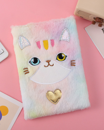 Блокнот плюшевый «Kitty heart»