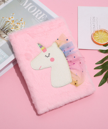 Блокнот плюшевый «Unicorn wind»