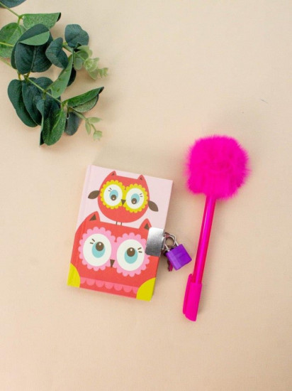 Блокнот с ручкой «Owls»