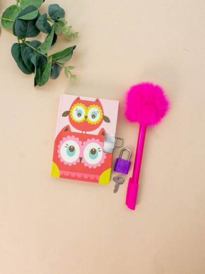Блокнот с ручкой «Owls»