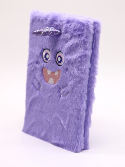 Блокнот плюшевый «Purple Horn»