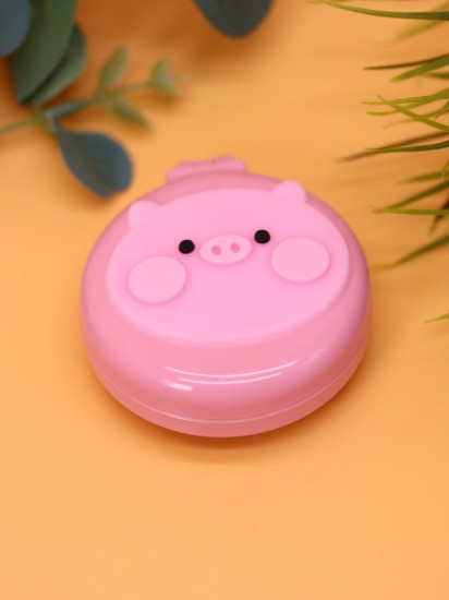 Расческа с зеркалом «Piggy folding» 