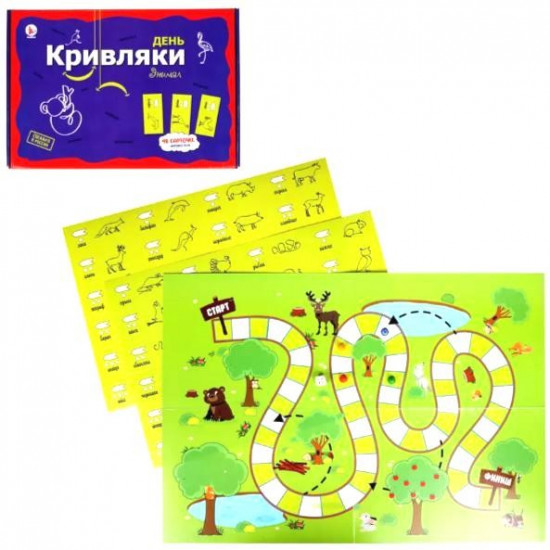 Игра настольная фанты «День Кривляки. Энимал»