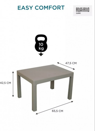 Комплект стола и кресел садовых «Easy Comfort Double»