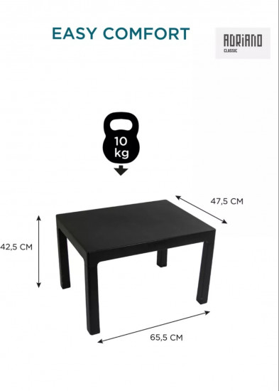 Комплект стола и кресел садовых «Easy Comfort Double»