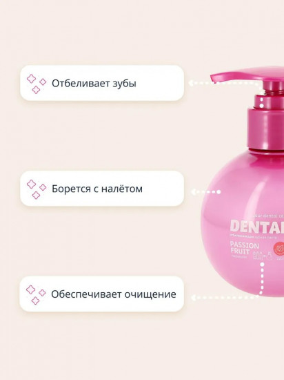 Зубная паста с помпой «Маракуйя»