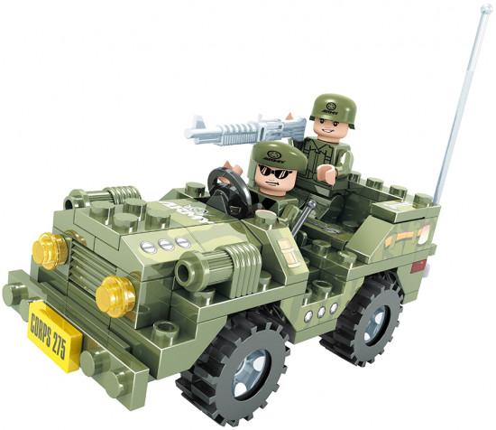 Конструктор «Военный джип»