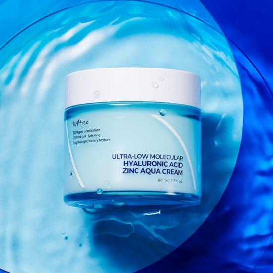 Крем для лица «Ultra-low molecular hyaluronic acid zinc aqua cream»