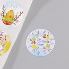 Бумажные наклейки в рулоне «Пасхальные» - Фото 2