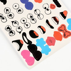 Наклейки для декорирования яиц на пасху «Цветные смайлики» - Фото 2