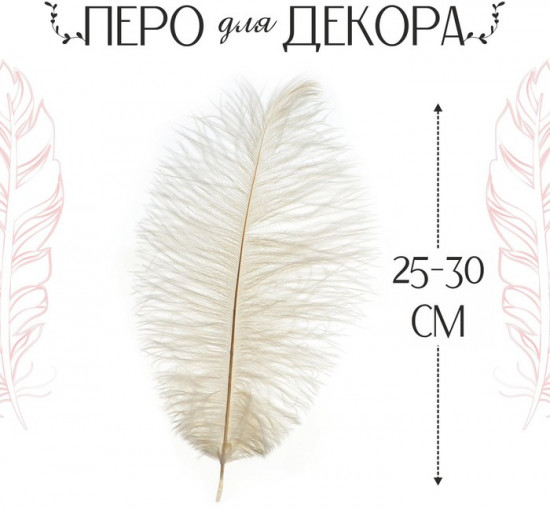 Перо для декора
