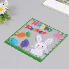 Наклейка на стекло декоративная «Счастливой Пасхи» - Фото 1