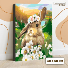Картина по номерам с подрамником «Заяц» - Фото 4