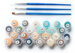 Картина по номерам «Бузин. Розы в кувшинчике» - Фото 3