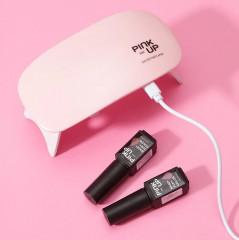 Лампа для полимеризации гель-лака UV/LED Mini pink - Фото 3