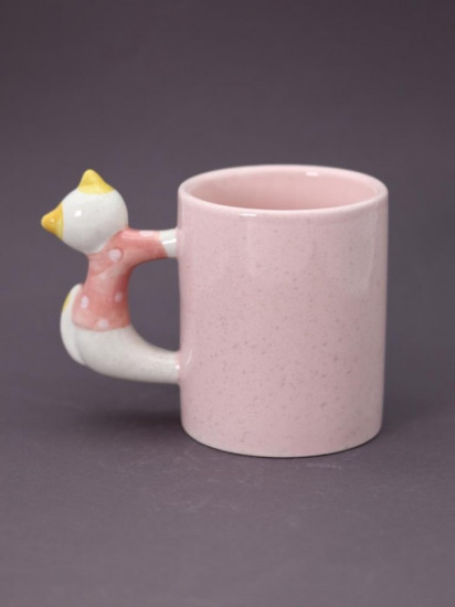 Кружка керамическая «Cat on the handle»