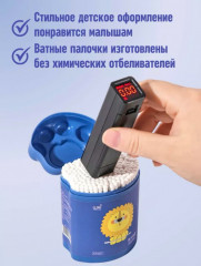 Ватные палочки ультратонкие для новорожденных - Фото 4