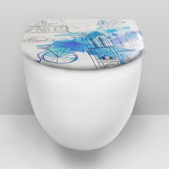 Сиденье для унитаза «Город» - Фото 4