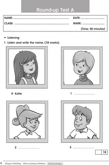 Английский язык. 3 класс. Контрольные задания. Starlight. Test Booklet