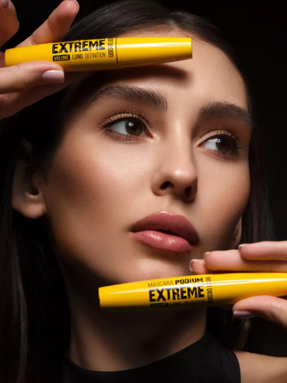 Набор туши для ресниц «Podium Еxtreme», оттенок Чёрный