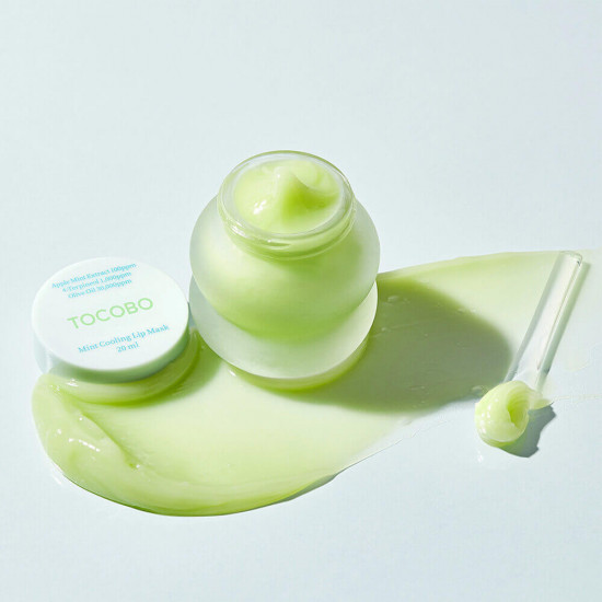 Ночная охлаждающая маска для губ с мятой «Mint Cooling Lip Mask»