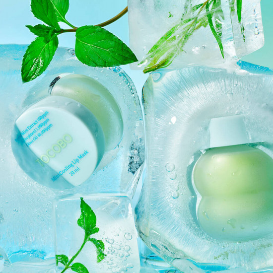 Ночная охлаждающая маска для губ с мятой «Mint Cooling Lip Mask»